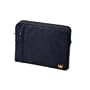 Acer Aspire One Pro 11.6-inch Netbook CaseCrown Faux Suede Protective Sleeve with Shoulder Strap and Pocket - Blue Asphalt