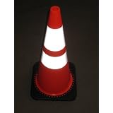 Buy 28 Orange Traffic Cones w 4 & 6 3M Reflective Collars by JBC
