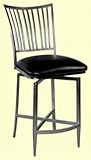 IMAGE OF Ashley Memory Swivel Counter Stool in Nickel Plated