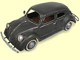 Black Volkswagen beetle, 35x12x13 cm Blechminiatur