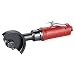 Dynabrade 18075 3-Inch 76 mm Diameter Autobrade Red Long-Neck Cut-Off Wheel Tool, 20000 RPM, Rear Exhaust, 3/8-Inch - 24 Spindle Thread