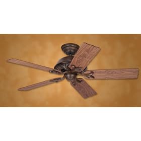 Hunter 28146 52" Ceiling Fan Marseille Burled Brown w/ 5 rev. Walnut/Light Cherry Blades