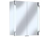Keuco Spiegelschrank Royal T2 13801, mit Schubkästen,sil-elox,700x700x166mm