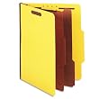 S J Paper S60406 S J Paper Expanding Classification Folder, Ltr, 6-Section, Bright Yellow, 15/Box