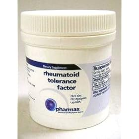 Click here to buy Pharmax - Rheumatoid Tolerance Factor 60 caps [Health and Beauty] by Pharmax.