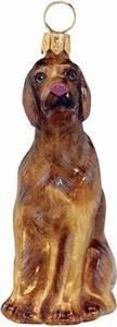Pet Set Blown Glass European Dog Ornament -Rhodesian Ridgeback