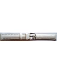 Timex 12mm White Genuine Leather Band