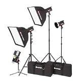 Norman MLKIT-3R 2000 total watt second 4 Light Deluxe Travel Kit with Pocket Wizard Slave Receiver