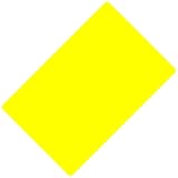 Trademark Poker Size Cut Card (Yellow)