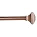 Casual Home .75" Square Drapery Rod - Bronze (28-48")