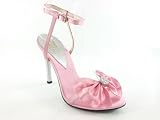 Satin Pink Hayden D2 by Dikuza Women's Satin Ankle Tie Party Prom Pageant Evening Bridesmaid Shoes Sandal