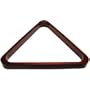 Deluxe Wood Pool Ball Triangle, Mahogany