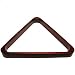 Deluxe Wood Pool Ball Triangle, Mahogany