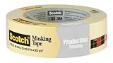 24 Pack 3M 2020-1.5 Scotch 1-1/2 x 60yd General Purpose Masking Tape for Production Painting