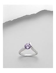 Gem Stones Ring In 92.5 Sterling Silver