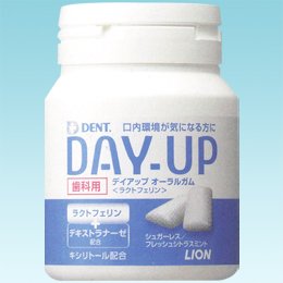 ライオン歯科用DAY-UPオーラルガム＜ラクトフェリン＞ 歯科用ガム　フレッシュシトラスミント　75g デイアップ　オーラルガム　＜ラクトフェリン＞