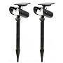 2 Super Bright Solar Spot/Flood Lights : Light is Clear