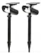 2 Super Bright Solar Spot/Flood Lights : Light is Clear