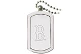 Dog Tag Necklace Boston Red Sox