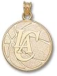 Los Angeles Clippers Basketball 3/4" Charm/Pendant -14K/10K, Stainless Steel or Gold Plated