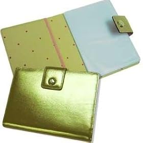 The original Kate Spade 'Oro Elyce' gold lam brag book - 4x6