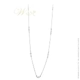 STUDIO 925: *AMELIA TRIPLETS BEZEL CZ DIAMONDS-BY-METRE NECKLACE*