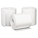 Single Ply Cash Register/POS Rolls, 3 x 85 ft, White, 50/Carton (9 Cartons)