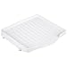 Sterilite Drain board White with Titanium Feet, 6-Pack