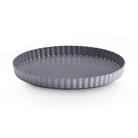 Buy BonJour Bakeware Commercial Nonstick 9.5-Inch Fluted Tart Pan with Loose Base