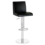 Modern Design Marcus Black Leather Bar Stool