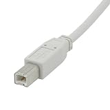 Image of Cables To Go - Cable USB de alta velocidad, macho USB tipo A (4 pin), macho USB tipo B (4 pin), color blanco, 2 metros