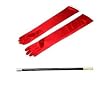 Instant Flapper - Red Opera Gloves and Cigarette Holder