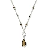 LogoArt New Orleans Saints Crystal Necklace