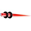 8 Gauge Acrylic American Peace Sign Taper