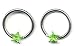 Star Nipple Captive Bead Body Jewelry Pair
