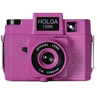 Lomography Holga Holgawood Series 120N Medium Format Fixed Focus Camera with Lens - Pretty In Pink