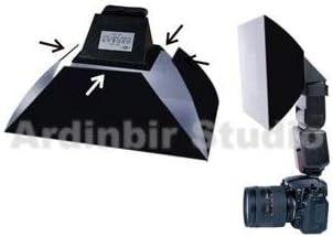 Ardinbir Flash Softbox Diffuser for Vivitar 285hv, Df383, Df283, Sf4000; Pentax Af-360 Fgz, 540fgz, 200fg, 330; Metz 48af-1 Speedlight Flash; Large Size
