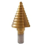 Buy 1 2 Hex Shank Titanium Step Drill Bit - 10 Steps From 1 4 To 1-3 8 by CMT