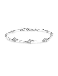 Flowers - Diamond And 18K White Gold Bracelet