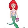 Disney Princess Little Mermaid Ariel Plush Doll 17 inches
