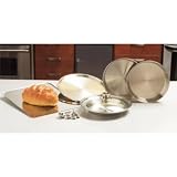 Maxam 9-Piece Stainless-Steel Bakeware Set