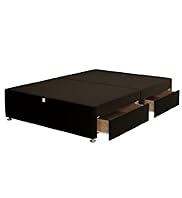 Classic Padded Divan with 4 Large Drawers