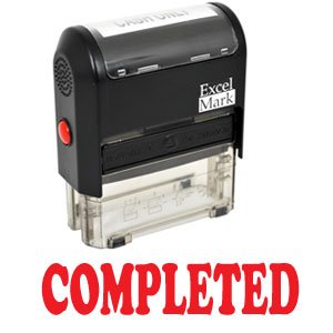 stamp self completed ink inking rubber thank