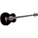 Dean EAB fretless acustico-basso elettrico, classico nero