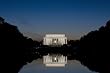A Reflection at Dusk, Lincoln Memorial, Washington, D.C. - Photographic Print by Carol M. Highsmith