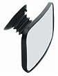 CIPA 11050 Suction Cup Boat Mirror - Black