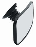 CIPA 11050 Suction Cup Boat Mirror - Black
