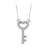 10K White Gold 1/10 ct. Diamond 
