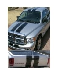 Single Detail Page Misc: Dodge Ram 9" Wide Truck Racing Stripes With Pinstripe - TDS