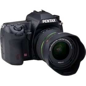 Black K-5 Digital SLR Camera with 18-55mm Zoom Lens and 3 LCD-DQ2296